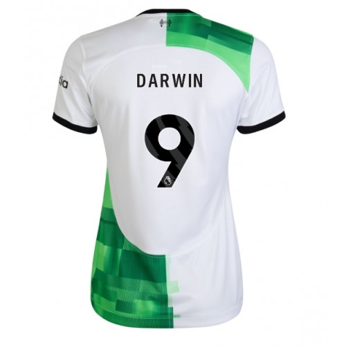 Fotbalové Dres Liverpool Darwin Nunez #9 Dámské Venkovní 2023-24 Krátký Rukáv